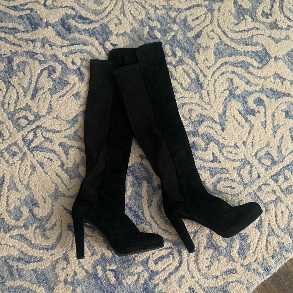 Stuart Weitzman suede leather boots